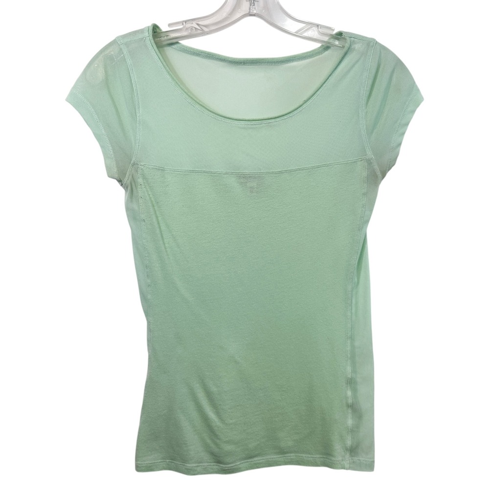 VTG Express XS Babydoll Top Y2K Mint Green Cap Sleeve Bratz Soft Girl Fairy 250‎